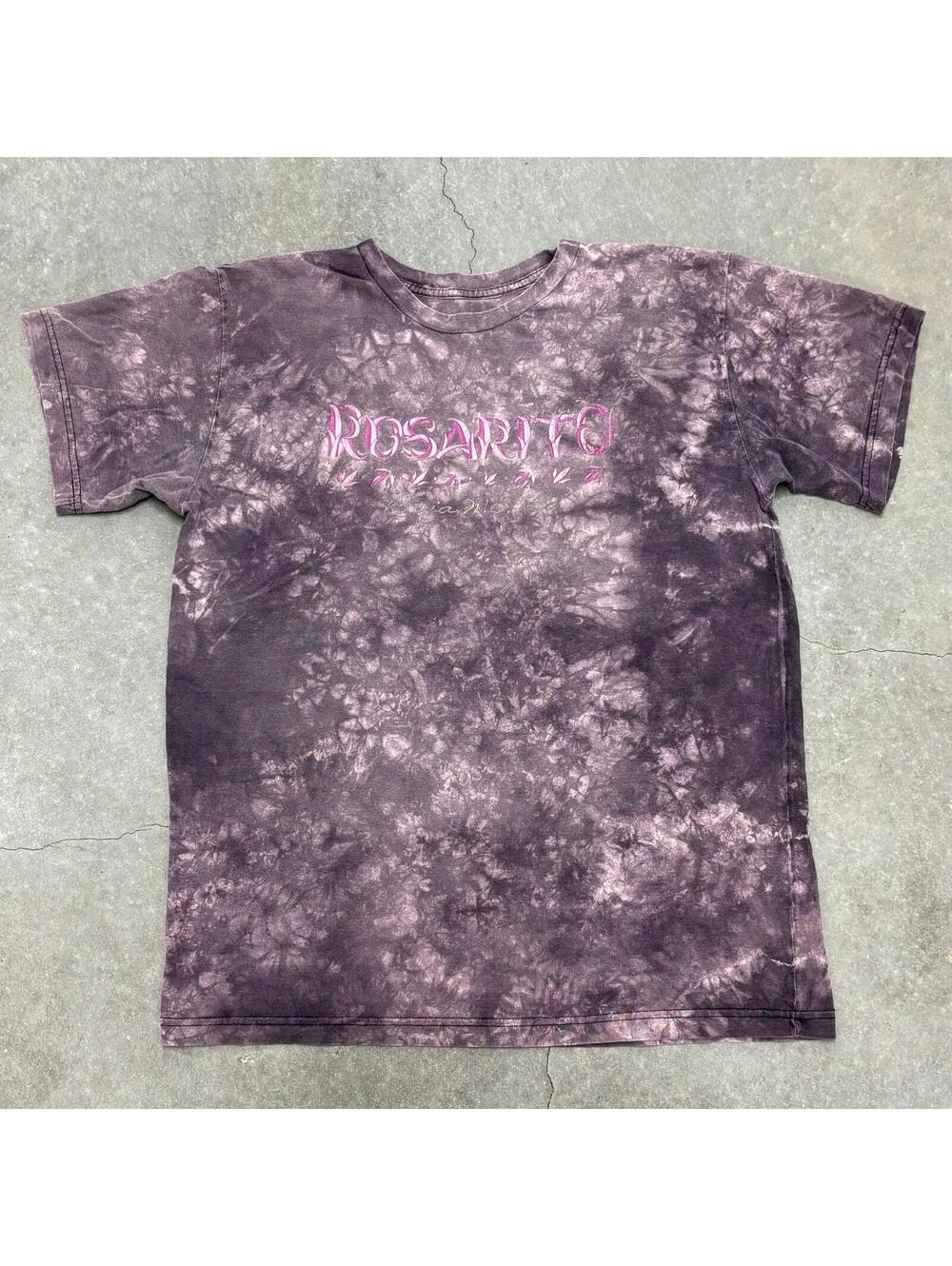 Rosarito Baja Mexico Purple Tie Dye T Shirt